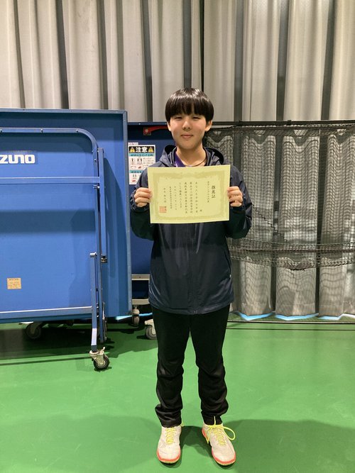 【卓球部】福田選手が全国選抜大会シングルスの部の代表権を獲得
